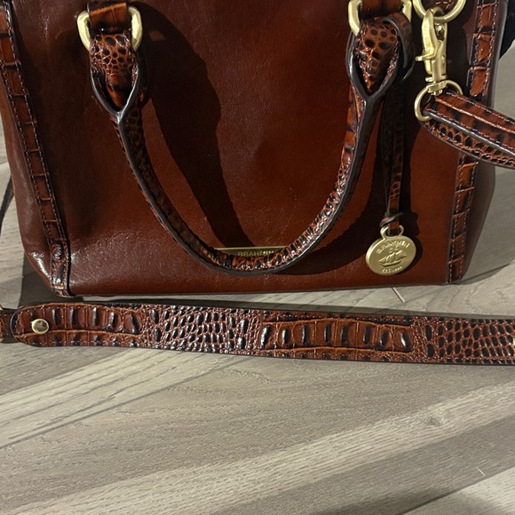 Brahmin Rich Brown Satchel/crossbody - Picture 3 of 14